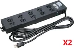 Lot Of New Open Box Tripp Lite UL800CB-15 10-OUTLET 120V 15A Power Strips 15FT. Fixed Price $59.99.