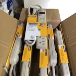 6-FELLOWES 99028 Outlet Power Strip Resettable 15 Amp Circ. Breaker 6' Length. Fixed Price $89.99.