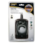 Powerzone TNO24111 Electromechanical Timer, 15 A, 125 V, 1875 W, 2-OUTLET, Hr. Fixed Price $28.42.