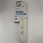 7-OUTLET Surge Protector Uninex Energy Saving Advanced Power Strip Grounded New. Fixed Price $14.99.