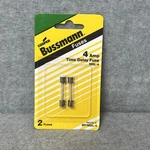 Pack Bussmann Amp 250-VOLT Glass Time Delay Fuses BP/MDL-4 Nip. Fixed Price $7.99.