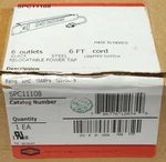 Technology SPC11108 Relocatable Power Supply Tap 6 Outlet Foot Cord Black. Fixed Price $48.00.