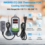 Inkbird ITC-308 Wired Thermostat Heating Cooling Temperature Control -50 C-120. Fixed Price $35.00.