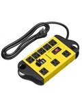 Dewenwils Garage Power Strip 8-OUTLET 2-USB 1440J Surge Wall Mount Yellow. Fixed Price $39.99.