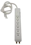 Monoprice 6 Outlet Slim Surge Protector Power Strip Coaxial Protection 4FT Cord. Fixed Price $14.99.