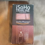 Isoho Phones Trimline Corded Telephone Pink Wall/desk Mountable Redial. Fixed Price $24.19.