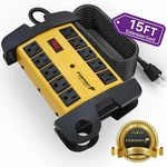 Heavy Duty 10 Outlet Extender 3150J Surge Protector Wall Adapter Plug 15FT Cable. Fixed Price $34.99.