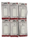 6 Pk Ge 3-WAY Designer Rocker On/off Light Switch White Grounded Ul Listed. Fixed Price $22.95.