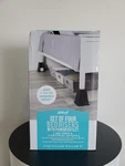 Richards Homewares 190110 Bed Risers With Usb Ports And Outlets, Black. Fixed Price $36.80.