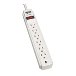 Tripp Lite TLP615 Surge PROTECTOR,6 Outlet,light Gray 15D974. Fixed Price $50.19.