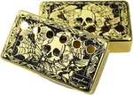 Humbucker Pickup Cover (50MM/52MM Pole Spacing) Cupronickel Bridge And Neck. Fixed Price $26.83.