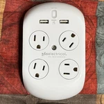 360 Electrical Revolve Surge Protector 4 Rotating Outlets & 2 Usb Ports Nwot. Fixed Price $24.00.