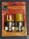 Replacement Power Cord End Set Tool Cache 51485 & Female New In Package. Fixed Price $6.00.