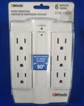 Woods Surge Protector 6 Rotating Outlets Protected Ground New. Fixed Price $8.00.