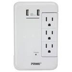 Prime PBRUSB346S-A 6-AC Swiveling Outlet And 2-USB Port 1,200-JOULES Surge Prot. Fixed Price $35.18.