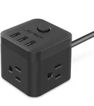 (JSVER-PS3031) Cubic Smart Charging Power Strip Black. Fixed Price $20.99.