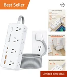 Comprehensive 12-DEVICE Charging Power Strip With Ultra-thin Plug & Usb-c. Fixed Price $28.99.