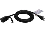 Qvs 3-OUTLET 2-PRONG Feet Power Ac Extension Cord Nema 5-15P Male PC2PX-15. Fixed Price $8.01.
