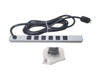 Wiremold Outlet 20 Amp Compact Power Strip 15 Ft Cord C10556 Aluminum. Fixed Price $54.99.
