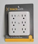 Brand New Surge Protector Wall Tap Blackweb Electric 6-OUTLET 500 Joules White. Fixed Price $7.99.