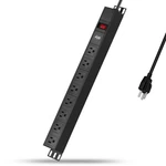 Kmc 8-OUTLET Metal Power Strip Surge Protector, Rack Mount Outlet, Black. Fixed Price $32.63.