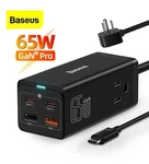 Baseus 65W Usb Surge Protector Power Strip With 2 Ac Outlets Type-c Port. Fixed Price $29.99.