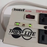 Tripp Lite Isotel 6 Ultra Outlet Surge Protector Power Strip. Fixed Price $24.99.