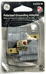 New Ge 439192D 54302 Polarized Grounding Adapter Convert To Prong Plug Ct. Fixed Price $7.81.
