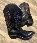 Old West #CCY8110G 9 Inch Cowgirl Boots Color Black Size 5.5. Fixed Price $24.50.
