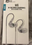 Mee Audio M6 Sweatproof Wired Sports In-ear Earbuds With Memory Clear Nib. Fixed Price $17.50.