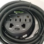 (2) Electriduct Power Tap - Desk Outlet Hidden Center W/3 CAT6. Fixed Price $54.99.