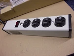 Amp Outlet Power Strip With 15' 12AWG Cable, Wiremold ULB420-15, New. Fixed Price $62.00.