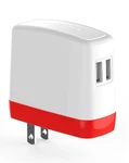 Honeywell UC540RUS 4.2 Amp Dual Usb Ac Charging Adapter (red). Fixed Price $11.99.