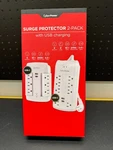 Cyberpower Surge Protector, 2-PACK With Usb Charging. Fixed Price $39.85.