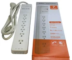 Lot 4 Is The Belkin Home/office Series 7-OUTLET Surge Protector With 6' Cord. Fixed Price $59.99.