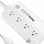 Smart Plug Power Strip 4 Outlets + Usb Ports Works With Alexa And Google Home. Fixed Price $46.99.