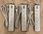 Tripp Lite TLM606NC Surge Protector Lot Of 3, 6-OUTLET, 6FT, 15A, 120V, Gray.. Fixed Price $60.00.
