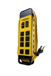 Heavy Duty 8 Outlet Power Strip With Usb Charging Yellow And Black 6FT Cord. Fixed Price $42.49.