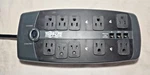 Tripp Lite 10-OUTLET Surge Protector TLP1008TEL 8FT Cord *tested And Works*. Fixed Price $25.00.