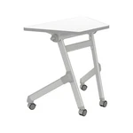Safco Transitional Metal Mobile Trapezoid Desk White Finish. Fixed Price $342.97.