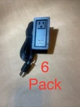 6 Pack Of Jenson Furniture JN02-03-22 Black Power Distribution 1 Outlet Usb. Fixed Price $23.99.