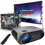 Monster Vision 1080P Image Stream Projector & 120 Portable Screen, 2500 Lumens. Fixed Price $88.50.