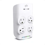 360 Electrical Revolve Watt 4-OUTLET W/ 2 Usb-c Ports, Blue,green. Fixed Price $96.64.