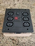 Bulgin PXD701/061/10/1 355496/1 6-PLUG Power Strip New Box. Fixed Price $35.00.