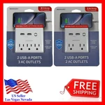 Merkury Innovations Surge Protector 3.1A & 2.4A Usb Wall Charger Outlet. Fixed Price $21.93.