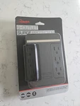 Rocketfish- 6 OUTLET/2 Usb Swivel Wall Tap 2100 Joules Surge Protector Black. Fixed Price $24.99.