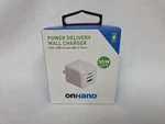Onhand 2 30W Power Delivery Wall Charger Usb-c & Usb-a Ports New Sealed. Fixed Price $17.50.