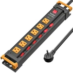 Outlet Individual Switches Power Strip, Etl Listed 6FT Cord 15AMP/1875W. Fixed Price $35.99.