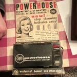 Fedtro Powerhouse Deluxe Battery Charger Control-o-matic Vintage. Fixed Price $75.99.