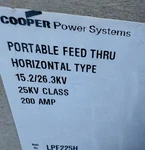 Cooper Power Systems LPF225H 25KV. Fixed Price $300.00.